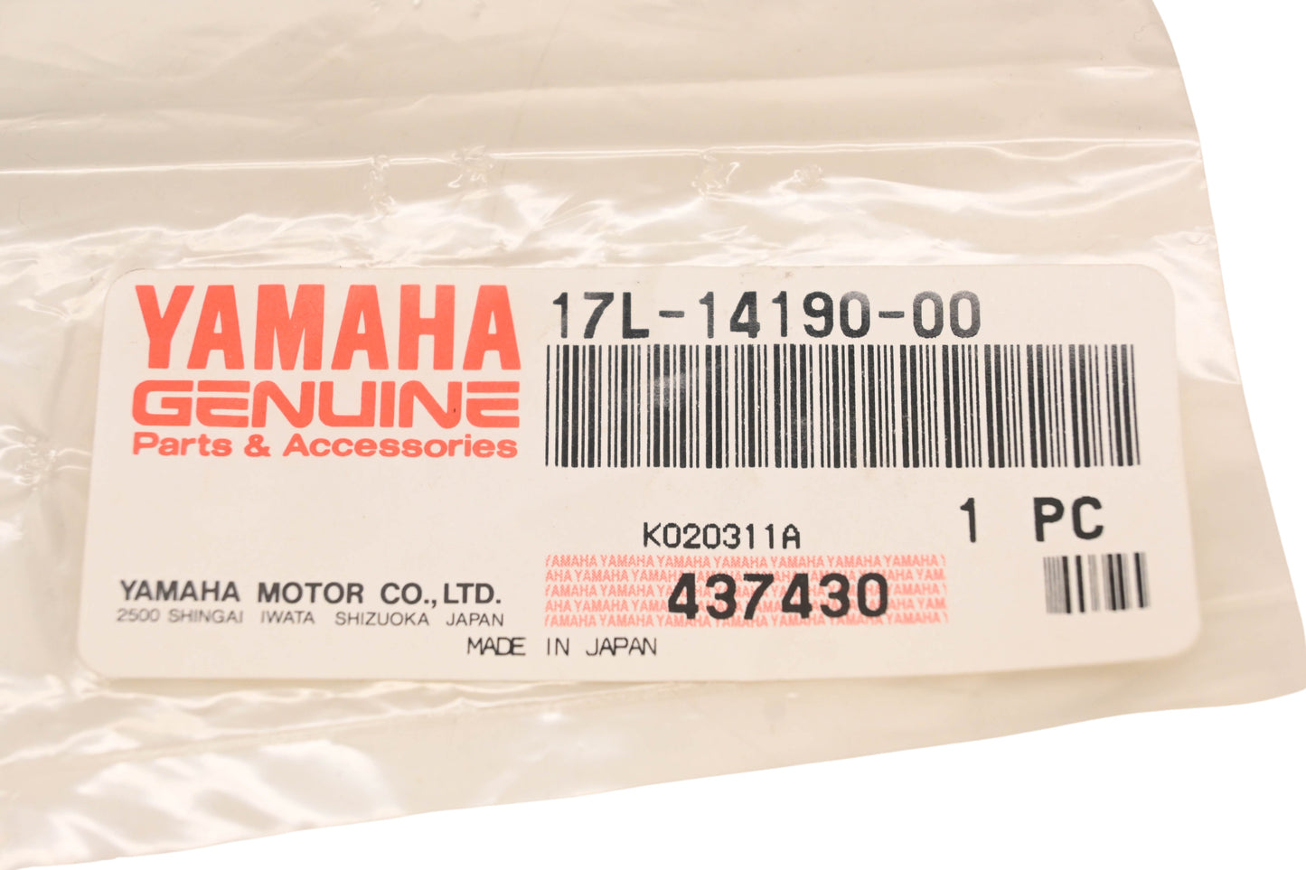 New OEM Yamaha 17L-14190-00-00 Needle Valve NOS