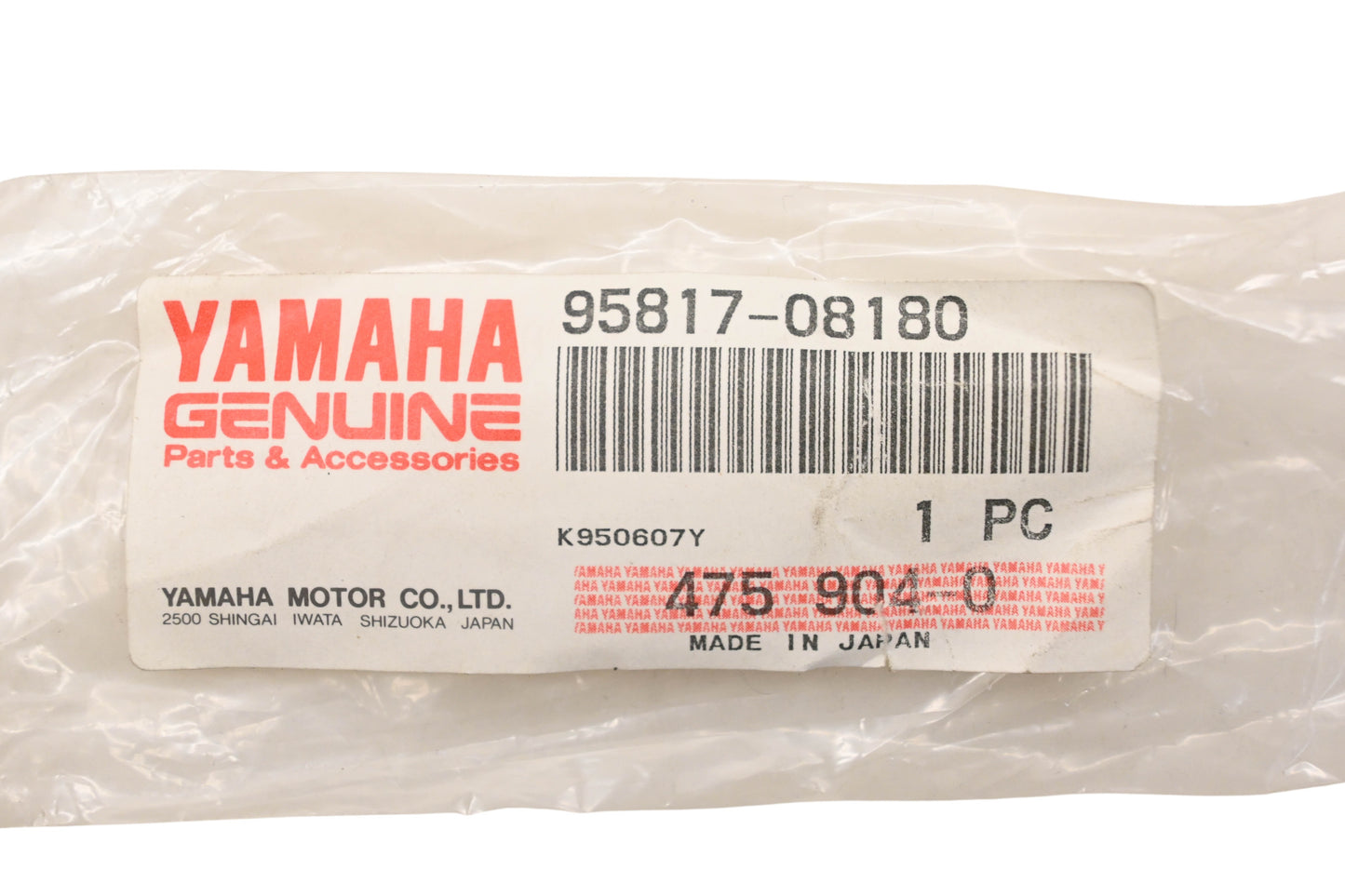 New OEM Yamaha 95817-08180-00 Flange Bolt NOS