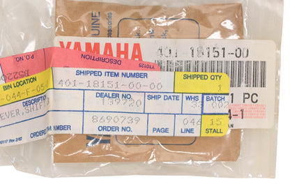New OEM Yamaha 401-18151-00-00 Shift Lever NOS
