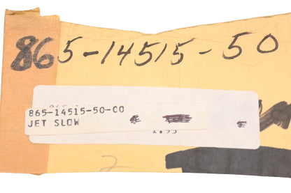 New OEM Yamaha 865-14515-50-00 Slow Jet #50 NOS