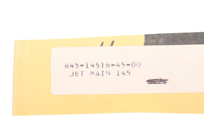 New OEM Yamaha 845-14516-45-00 Main Jet #145 NOS