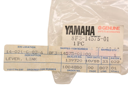 New OEM Yamaha 8F3-14575-01-00 Carburetor Link Lever NOS