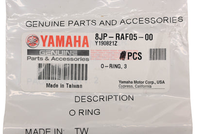 New OEM Yamaha 8JP-RAF05-00-00 O-Rings Qty 3 NOS