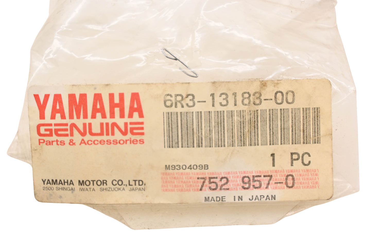 New OEM Yamaha 6R3-13183-00-00 Oil Injection Check Valve NOS
