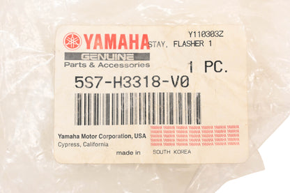New OEM Yamaha 5S7-H3318-V0-00 Flasher Stay Bracket NOS