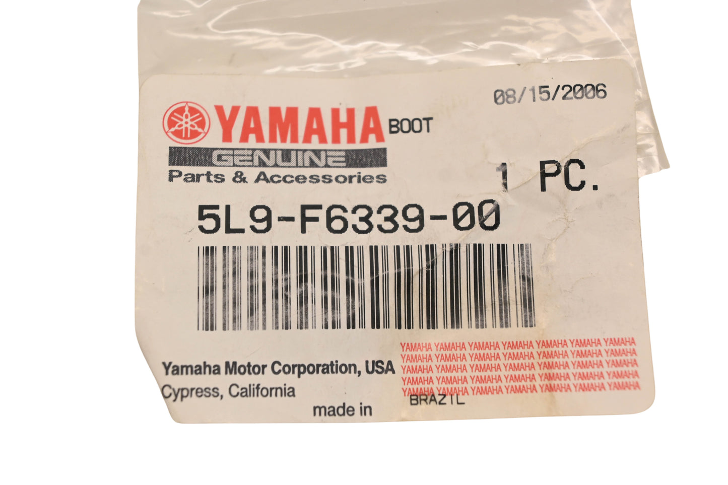 New OEM Yamaha 5L9-F6339-00-00 Wire Guide Boot NOS