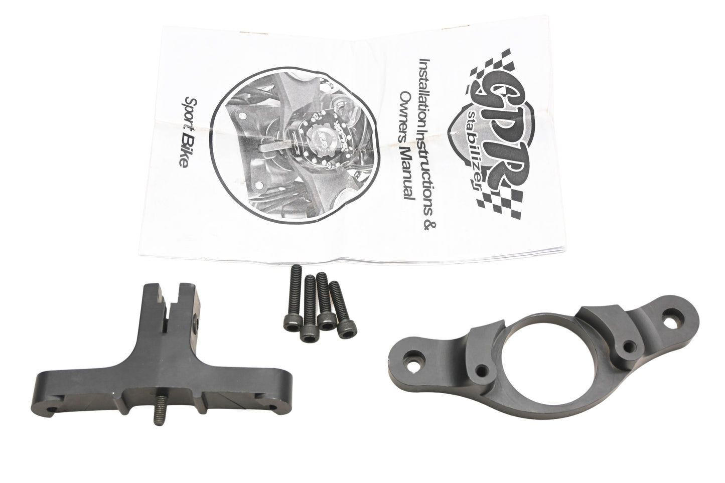 GPR RZ013-6 Black V4 Sport Bike Stabilizer Mount Kit NOS