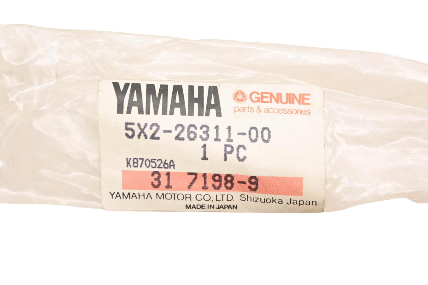 New OEM Yamaha 5X2-26311-00-00 Throttle Cable NOS