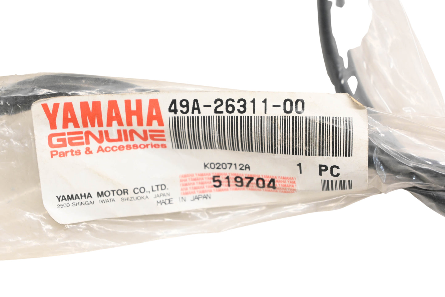 New OEM Yamaha 49A-26311-00-00 Throttle Cable NOS