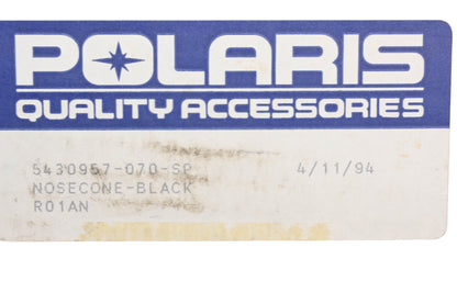 New OEM Polaris 5430957-070 Black Nose Cone NOS