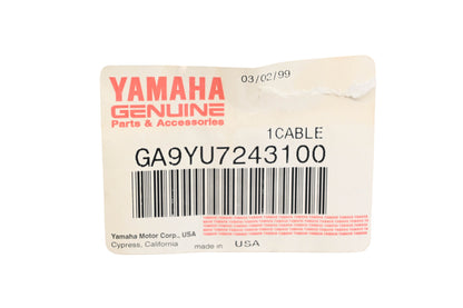 New OEM Yamaha GA9-YU724-31-00 Choke Cable NOS