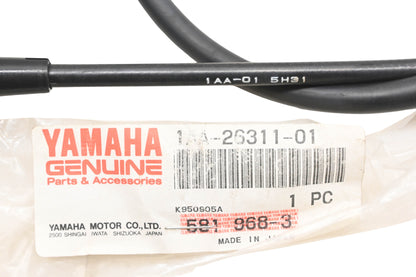 New OEM Yamaha 1AA-26311-01-00 Throttle Cable NOS