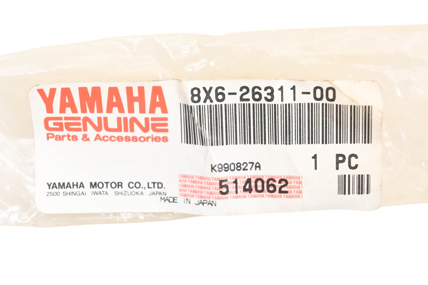 New OEM Yamaha 8X6-26311-00-00 Throttle Cable Kit NOS