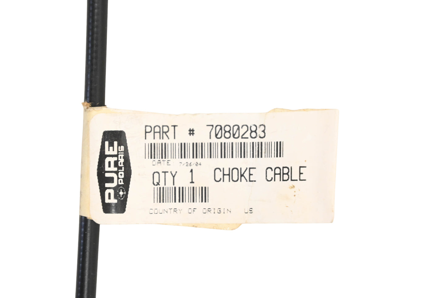 New OEM Polaris 7080283 Choke Cable NOS