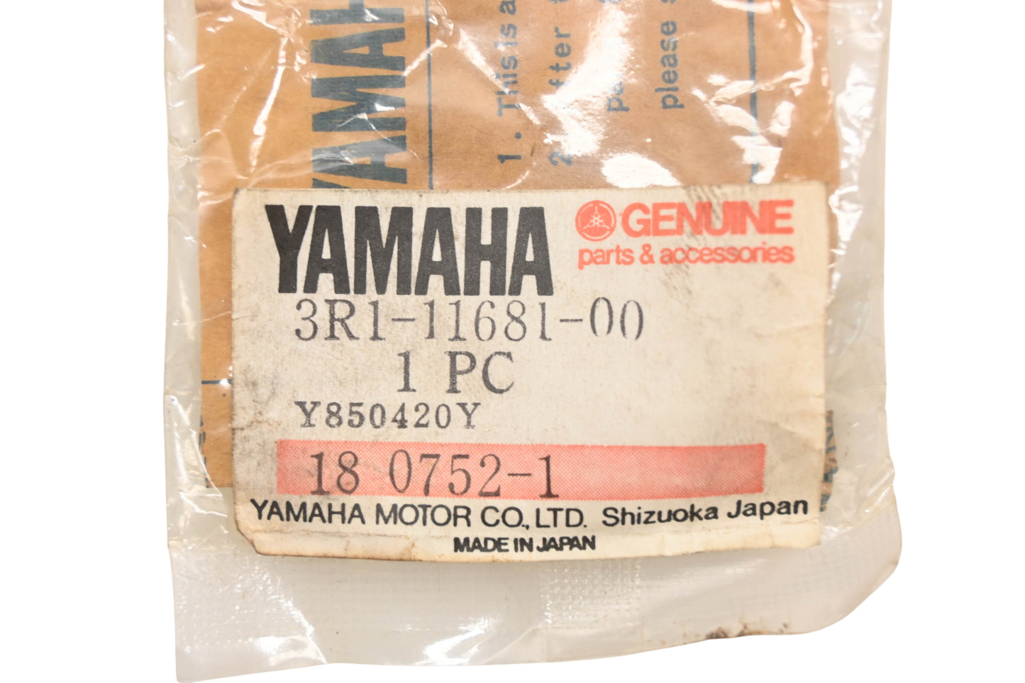 New OEM Yamaha 3R1-11681-00-00 Crank Shaft Pin NOS