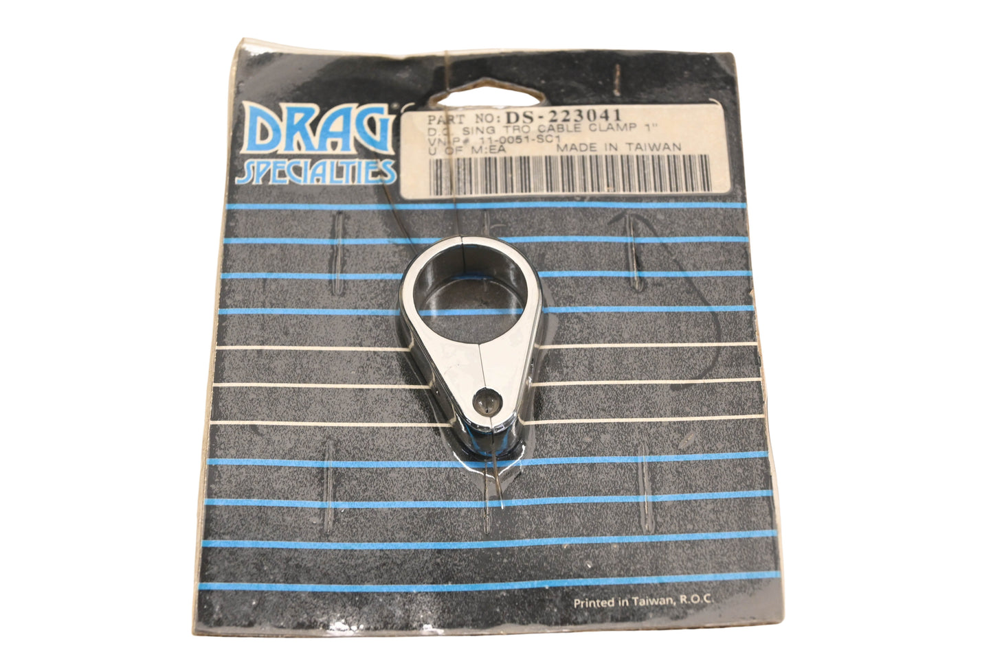 Drag Specialties DS-223041, 11-0051-DC1 Throttle Cable Clamp 1" NOS
