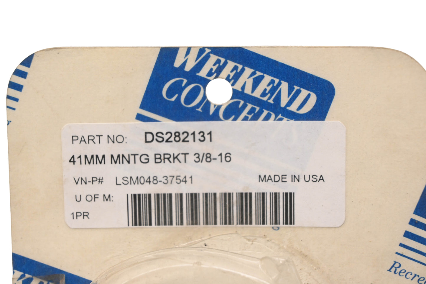 Weekend Concepts DS282131, LSM048-37541 41mm Mounting Bracket Kit NOS