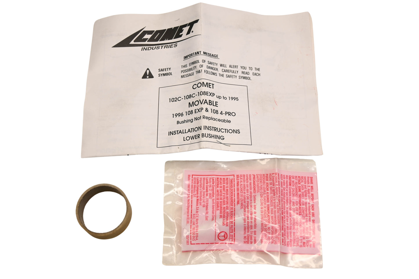 Comet 213823A Lower Bushing Kit NOS