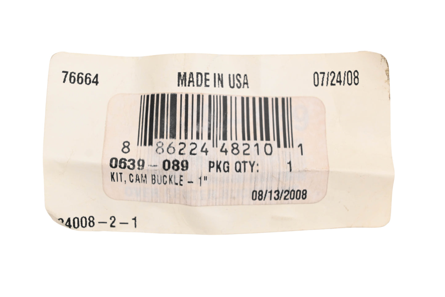 New OEM Arctic Cat 0639-089 Cam Buckle 1" Kit NOS