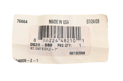New OEM Arctic Cat 0639-089 Cam Buckle 1" Kit NOS