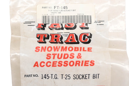 Fast Trac 145-T.G., FT-145 Top Gun T-25 Socket Bit NOS