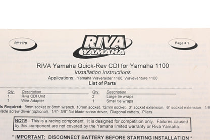 Riva RY1178 CDI Box NOS