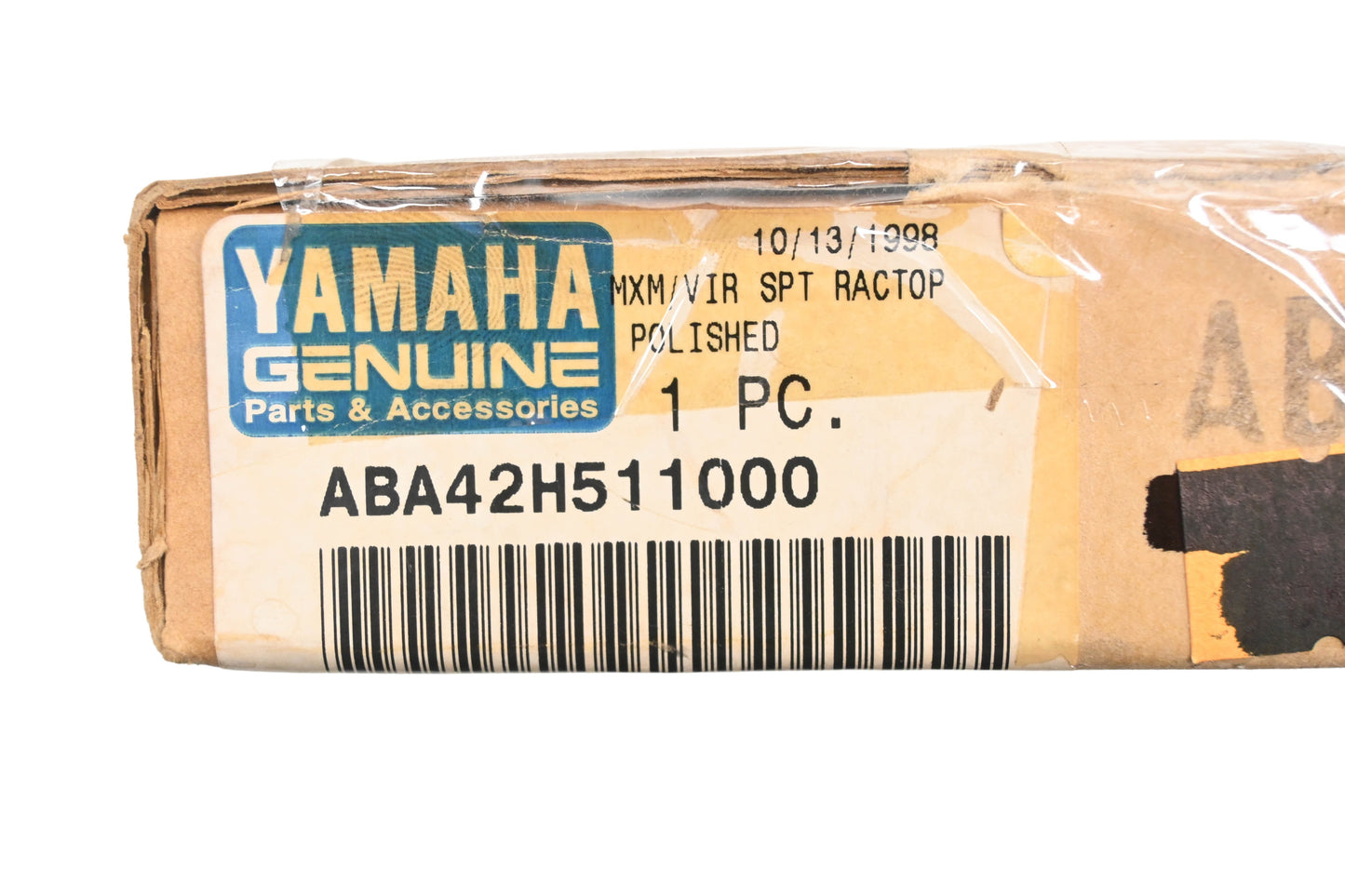 New OEM Yamaha ABA-42H51-10-00 Polished Top Sportrack NOS