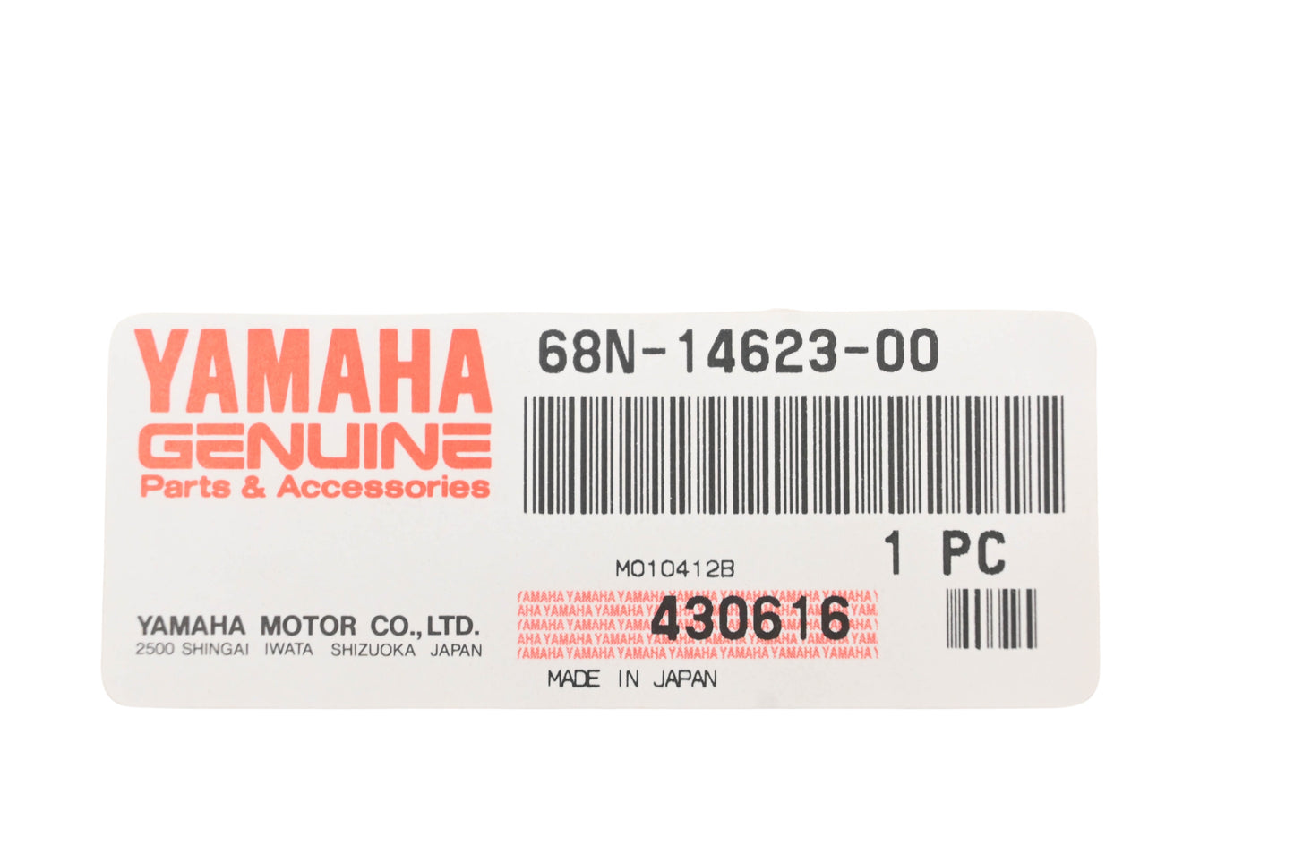 New OEM Yamaha 68N-14623-00-00 Exhaust Pipe Gasket NOS