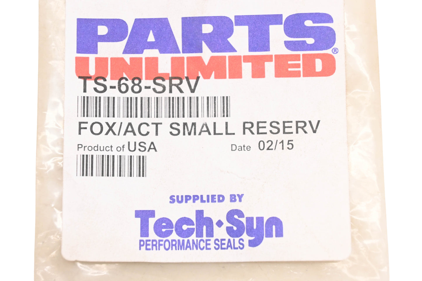 Parts Unlimited TS-68-SRV Shock Small Reservoir Seal Kit NOS