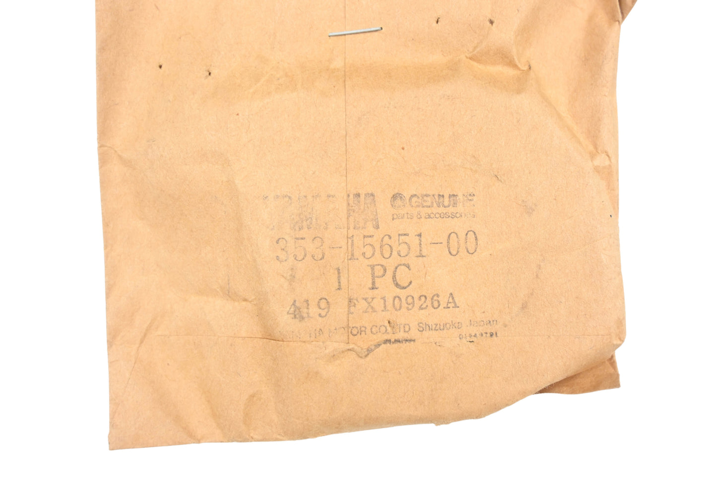 New OEM Yamaha 353-15651-00-00 Kick Idle Gear NOS