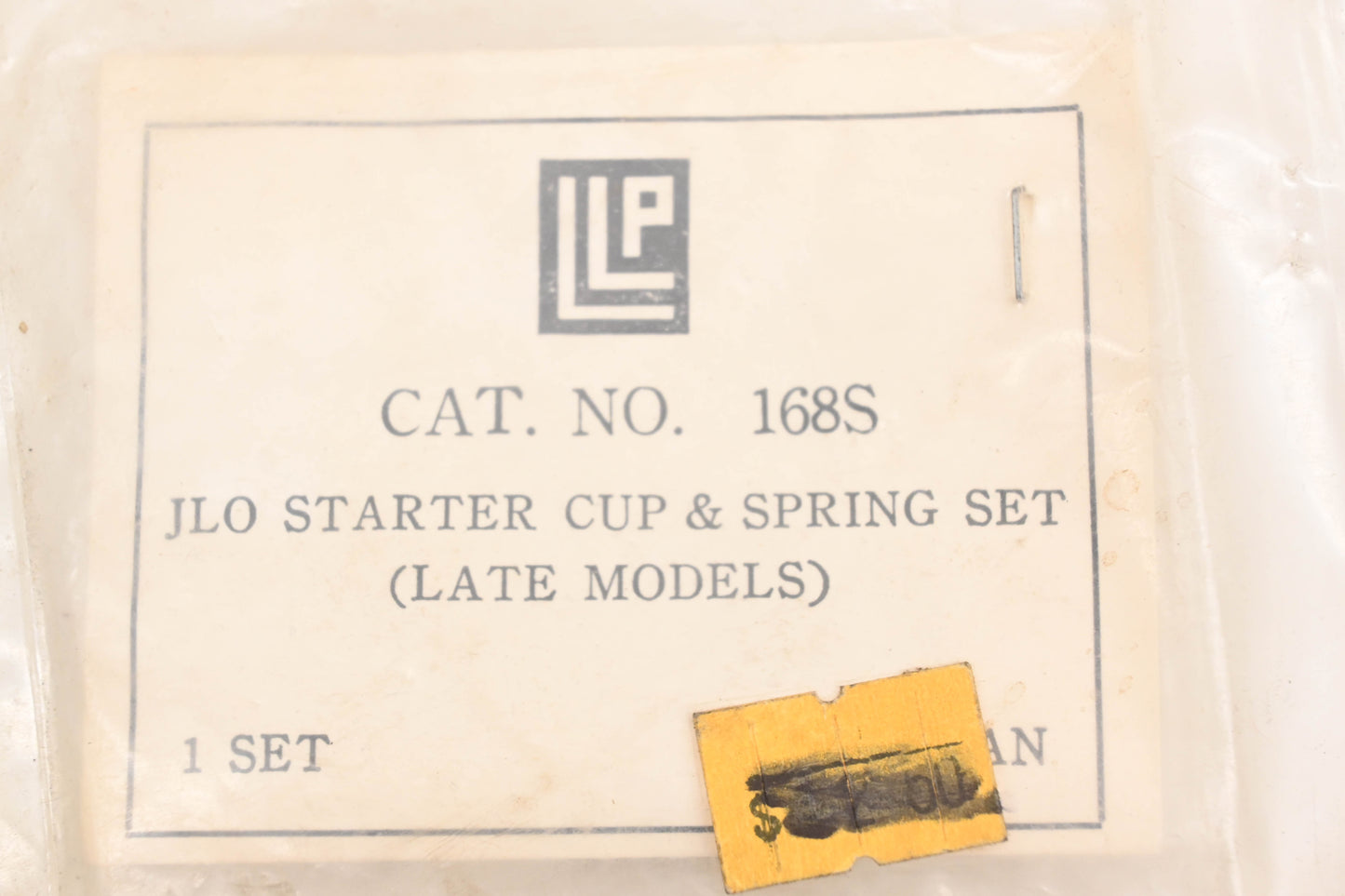 LLP 168S JLO Starter Cup & Spring Kit NOS