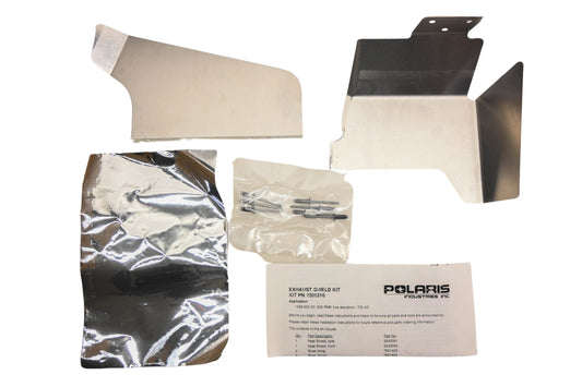 New OEM Polaris 2201310 Exhaust Heat Shield Kit NOS