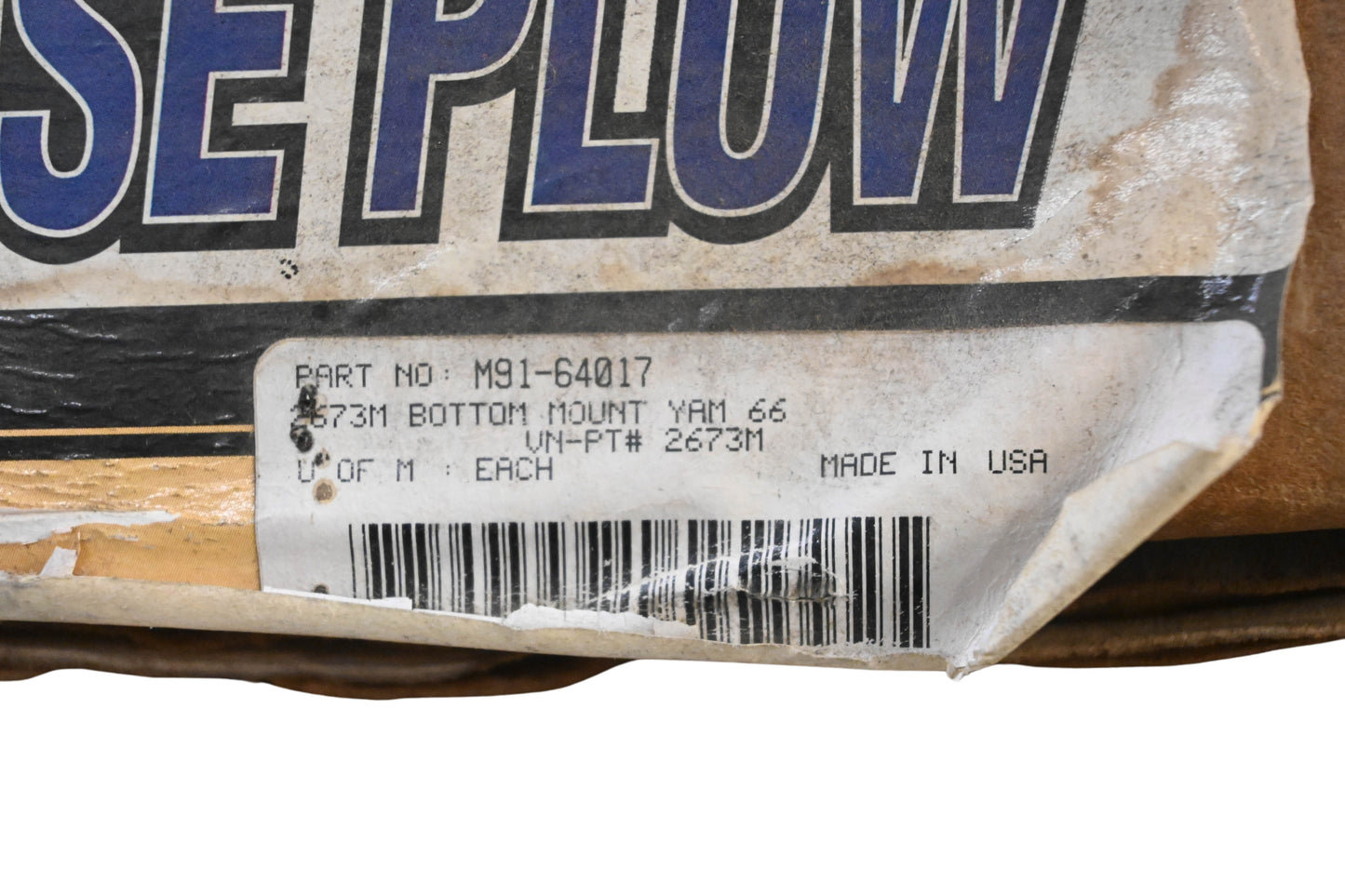 Moose Utility Division M93-64017, 2673M Skid Plate NOS