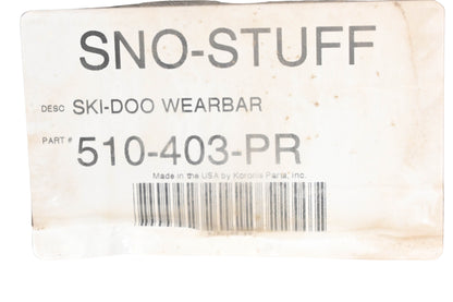 Sno-Stuff 510-403-PR Wear Bar Kit NOS