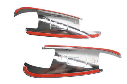 Mercedes A1667600000 Door Handle Chrome Inserts Kit NOS