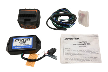 Dynatech SKF-3, 70-98, DC6-5 Dyna 2000HD Twin Fire Coil Kit NOS