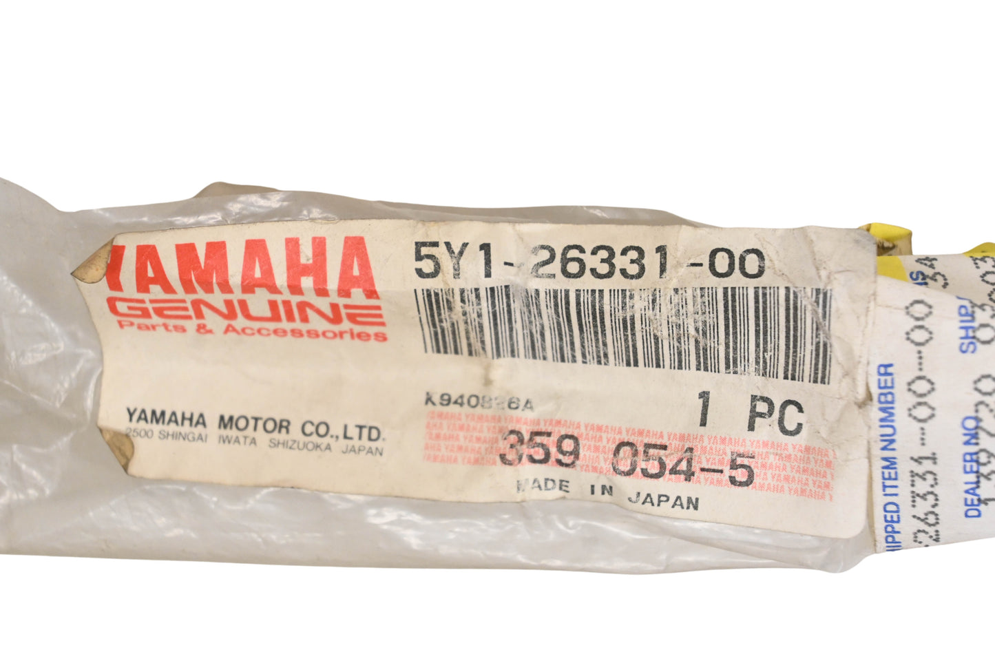 New OEM Yamaha 5Y1-26331-00-00 Starter Choke Cable NOS