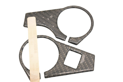 New OEM Suzuki 990A0-64062 Carbon Fiber Triple Clamp Trim Kit NOS