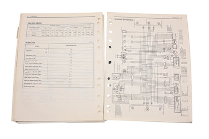 OEM Suzuki 99501-34040-03E GS450GA Supplementart Service Manual