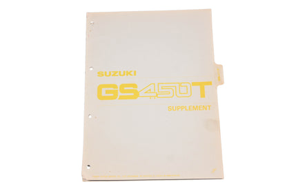 OEM Suzuki 99000-85602 GS450T Supplement Manual