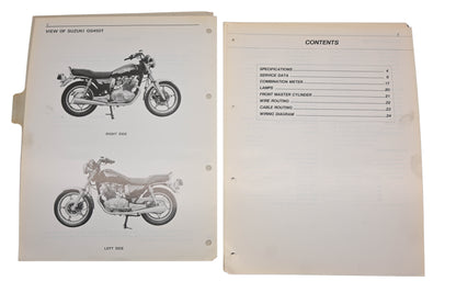 OEM Suzuki 99000-85602 GS450T Supplement Manual