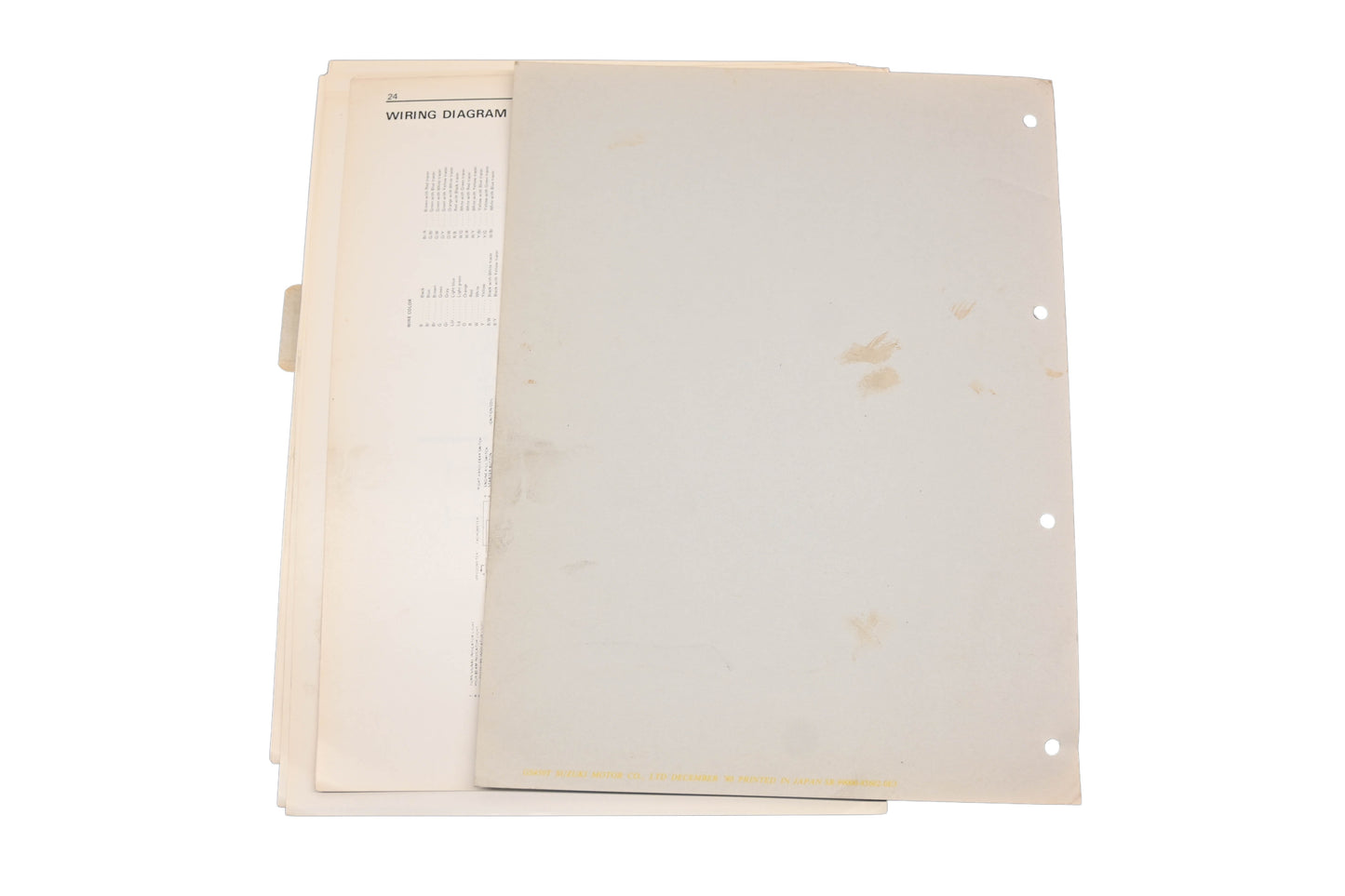 OEM Suzuki 99000-85602 GS450T Supplement Manual