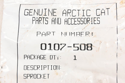 New OEM Arctic Cat 0107-508 24T Sprocket NOS