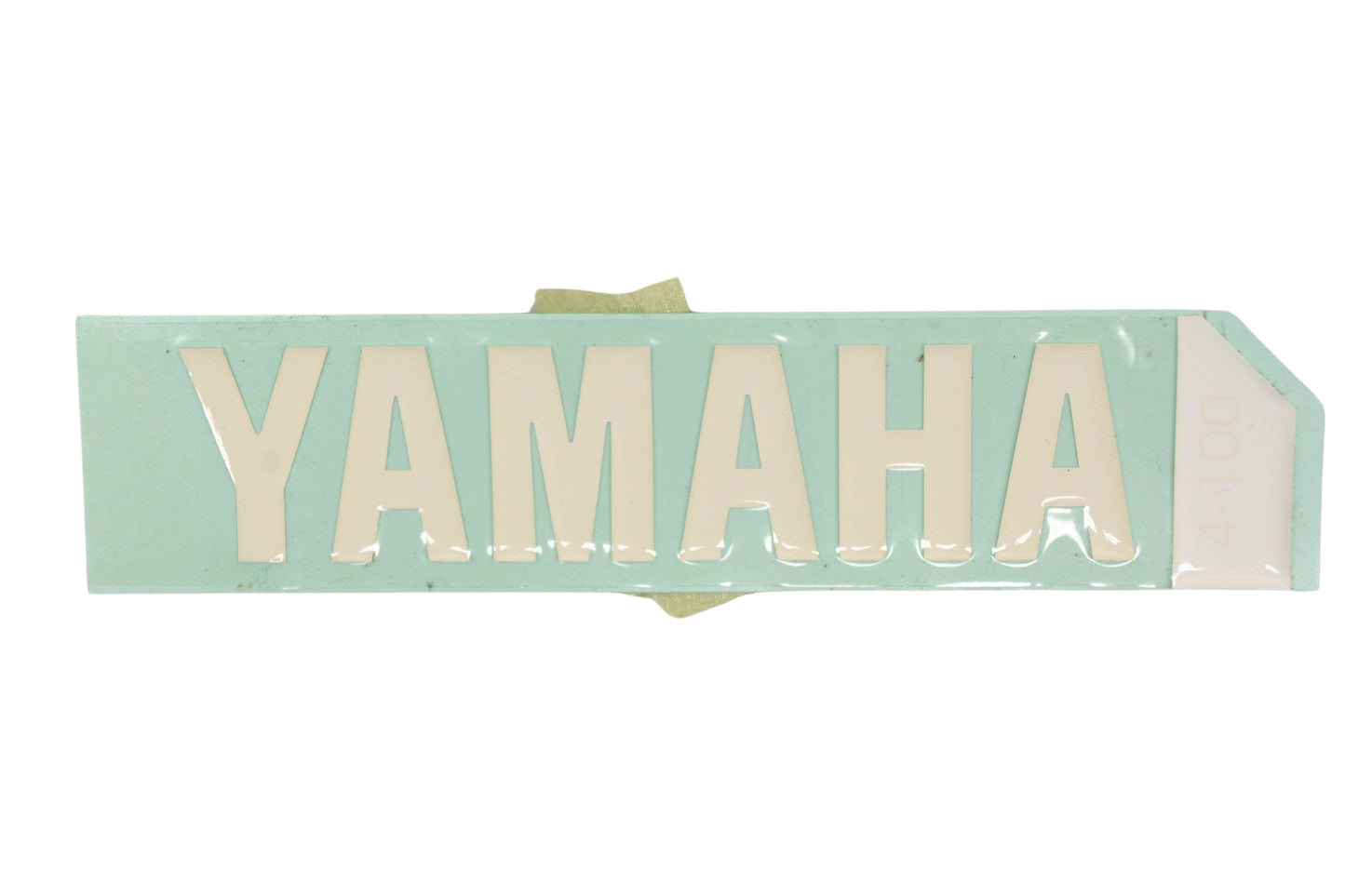 New OEM Yamaha 99247-00080-00 White Emblem Decal NOS