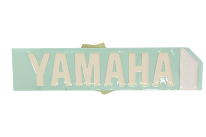 New OEM Yamaha 99247-00080-00 White Emblem Decal NOS