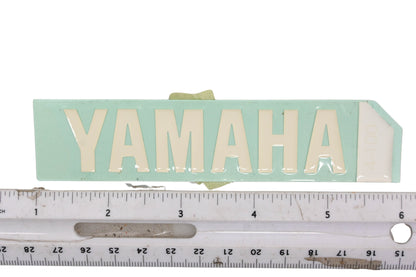 New OEM Yamaha 99247-00080-00 White Emblem Decal NOS