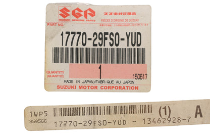 New OEM Suzuki 17770-29FS0-YUD Grey DR-Z Radiator Side Cowling Kit NOS