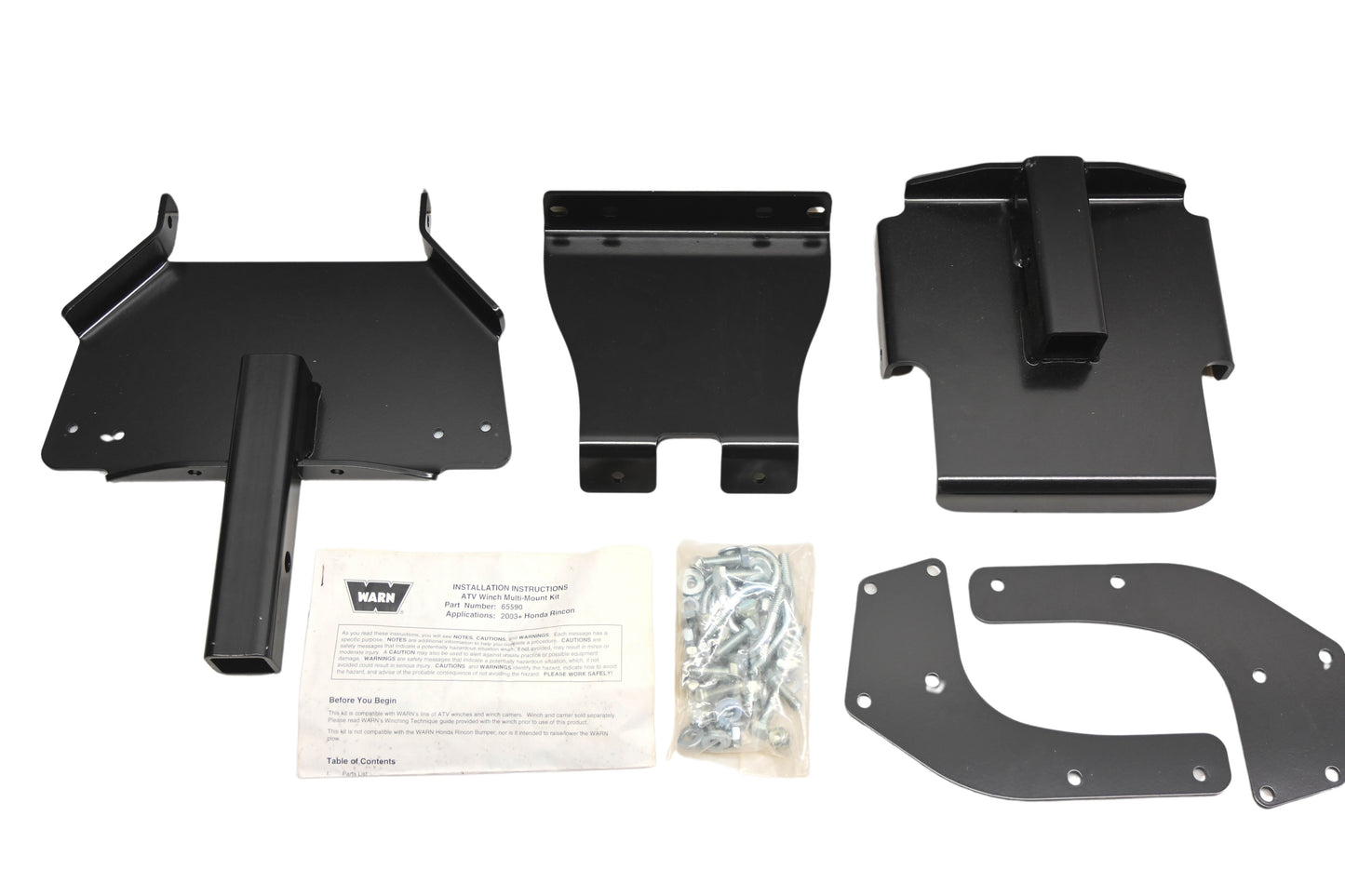Warn 65590 ATV Winch Multi-Mount Kit NOS