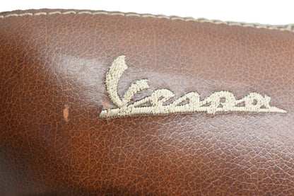 Vespa 624972 Tobacco Leather Double Saddle Assembly