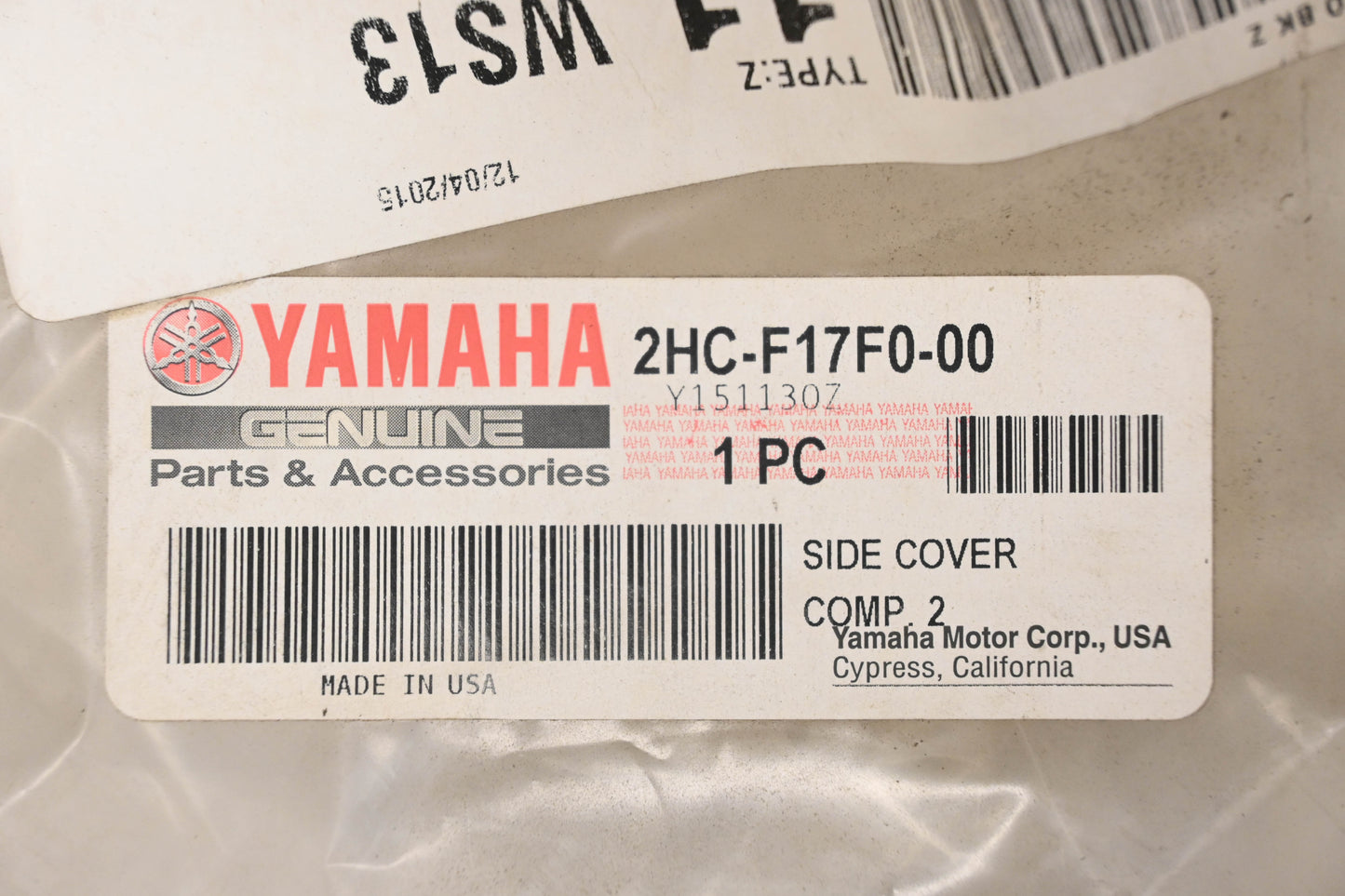 New OEM Yamaha 2HC-F17F0-00-00 Yellow Righthand Side Panel NOS